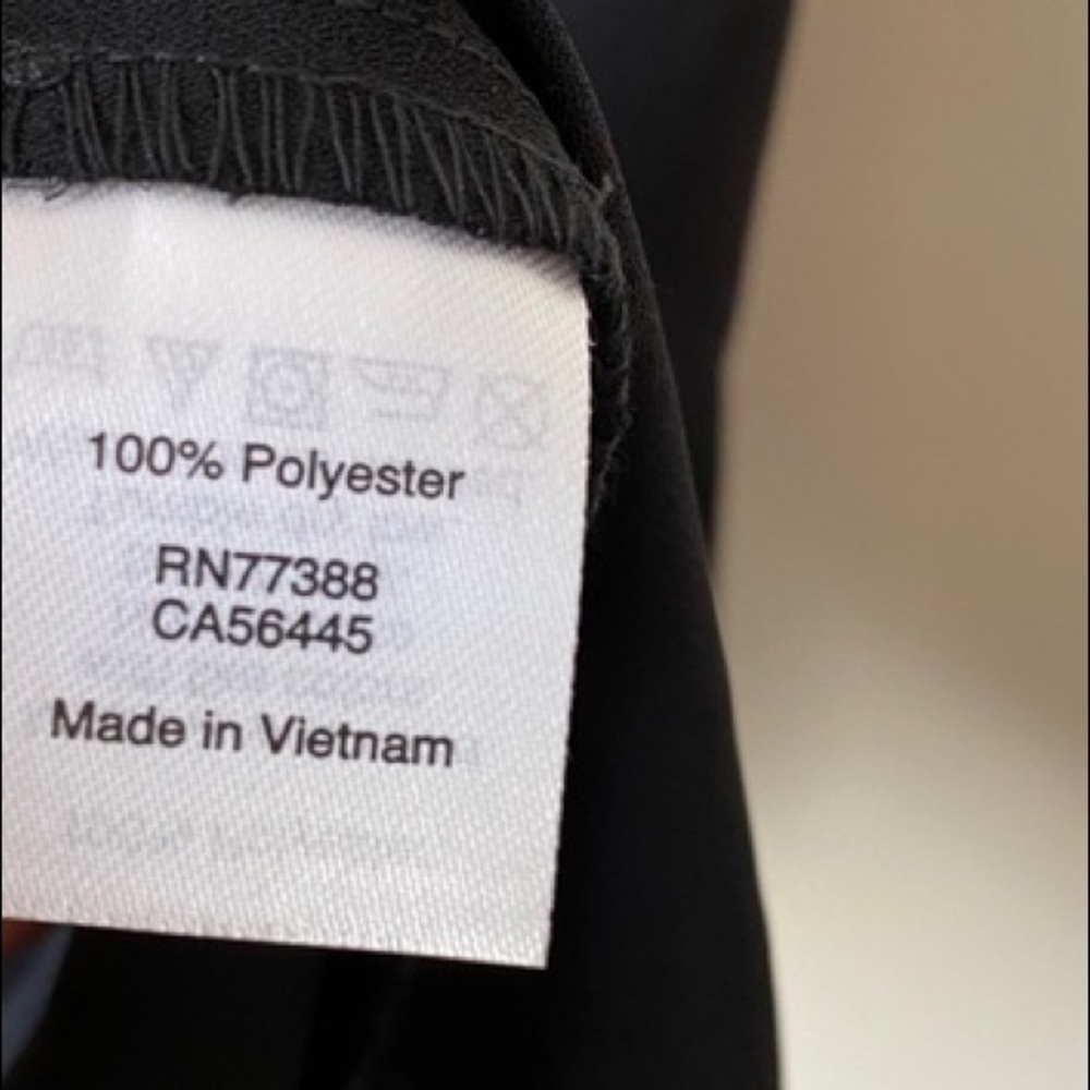J.CREW FACTORY Black Embroidered Tank Top, Size 6 - Picture 8 of 9